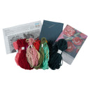 Trimits Half Stitch Tapestry Kit Ð Cushion: Painted Floral, 40x40cm, Includes Pre-Printed Canvas, Acrylic Yarns, Needle, Cushion Back, Instructions in English, French, German-4