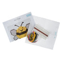 Trimits Counted Cross Stitch Kit Ð Bee, 6-Count Binca Fabric, Includes Pre-Sorted Threads, Needle, Instructions in English, French, German-2