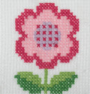 Trimits Counted Cross Stitch Kit Ð Flower, 6-Count Binca Fabric, Includes Pre-Sorted Threads, Needle, Instructions in English, French, German-2