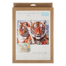 Trimits Printed Cross Stitch Kit Ð Extra Large: Tiger, 14-Count Aida Fabric, Includes Pre-Sorted Threads, Needle, Instructions in EN, FR, DE, ES, IT, NL-4