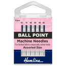 Hemline Sewing Machine Needles: Ball Point: Mixed: 6 Pieces-1