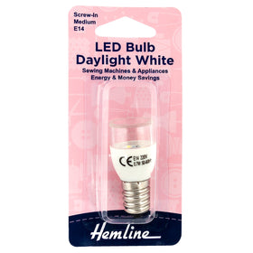 Hemline Sewing Machine Bulb: LED: 220V: Screw-In E14 - Sewing Machine replacement bulb