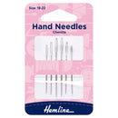 Hemline Hand Sewing Needles: Chenille: Size 18-22: 6 Pieces-1