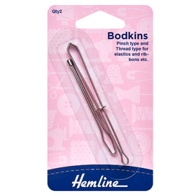 Hemline Bodkins: Pinch and Thread Set: 2 Pieces