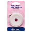 Hemline Tape Measure: Retractable: 150cm