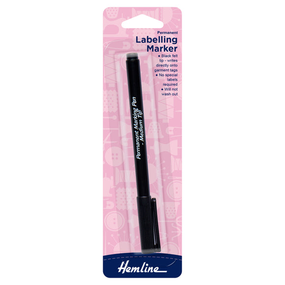 Hemline Permanent Labelling Pen