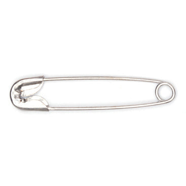 Hemline Safety Pins: Value Pack: Nickel: 100 Pieces