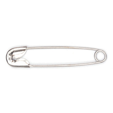 Hemline Safety Pins: Value Pack: Nickel: 100 Pieces - 0