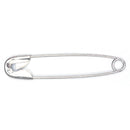 Hemline Safety Pins: 46mm: Nickel: 18 Pieces-2
