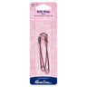 Hemline Kilt Pins: 75mm: Nickel: 2 Pieces