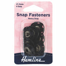 Hemline Snap Fasteners: Sew-on: Plastic: 21.5mm: Pack of 4-1