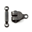 Hemline Hook and Bar: Large: Black: Pack of 3-2