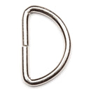 Hemline D Rings: 25mm: Nickel: 4 Pieces-2