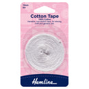 Hemline Cotton Tape: 5m x 12mm-1