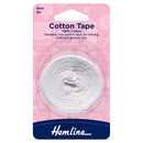 Hemline Cotton Tape: 5m x 6mm-1
