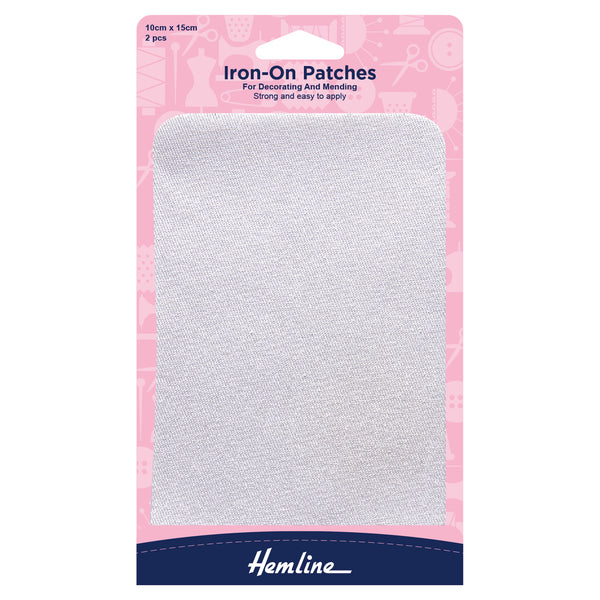 Hemline Cotton Twill Patches: 10 x 15cm