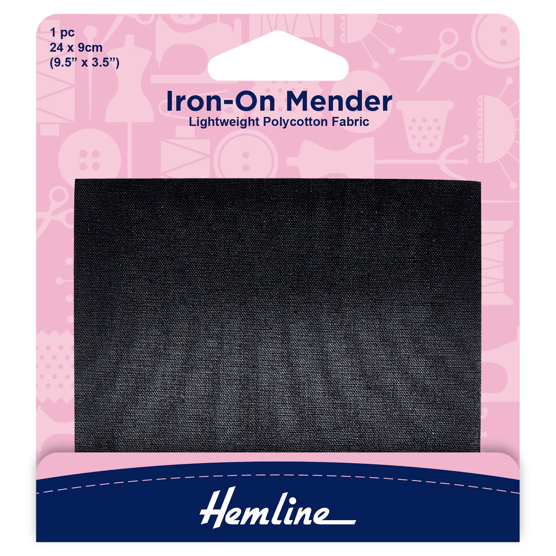 Hemline Polycotton Patch: 24 x 9cm - 1pc