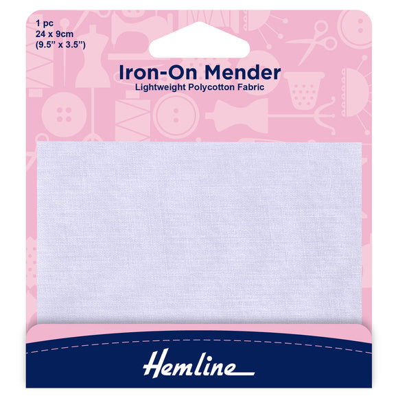 Hemline Polycotton Patch: 24 x 9cm - 1pc