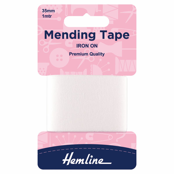 Hemline Iron-On Mending Tape: 100cm x 38mm