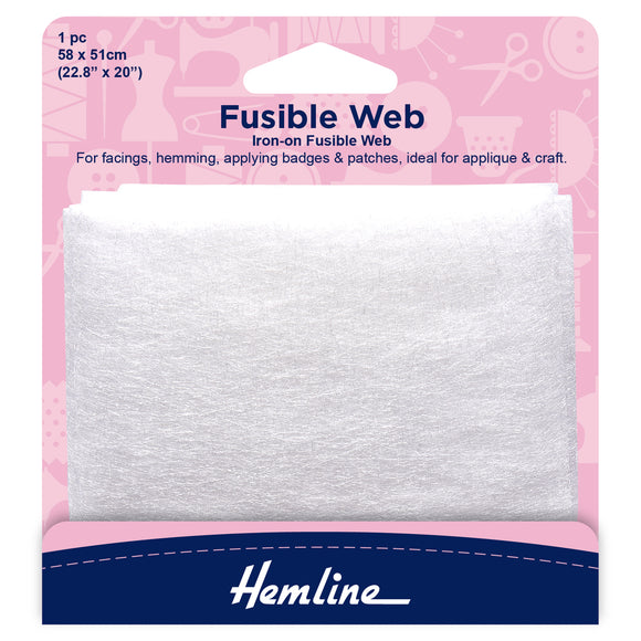 Hemline Fusible Web: 58 x 50cm