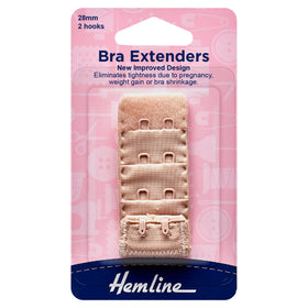 Hemline Bra Back Extenders: 28mm - Bra Extender