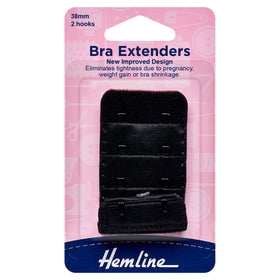 Hemline Bra Back Extenders: 38mm - Bra Extender