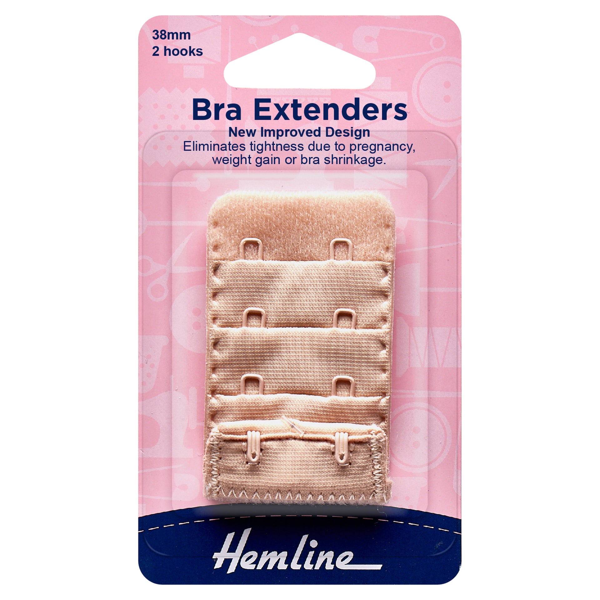 Hemline Bra Back Extenders: 38mm - 0