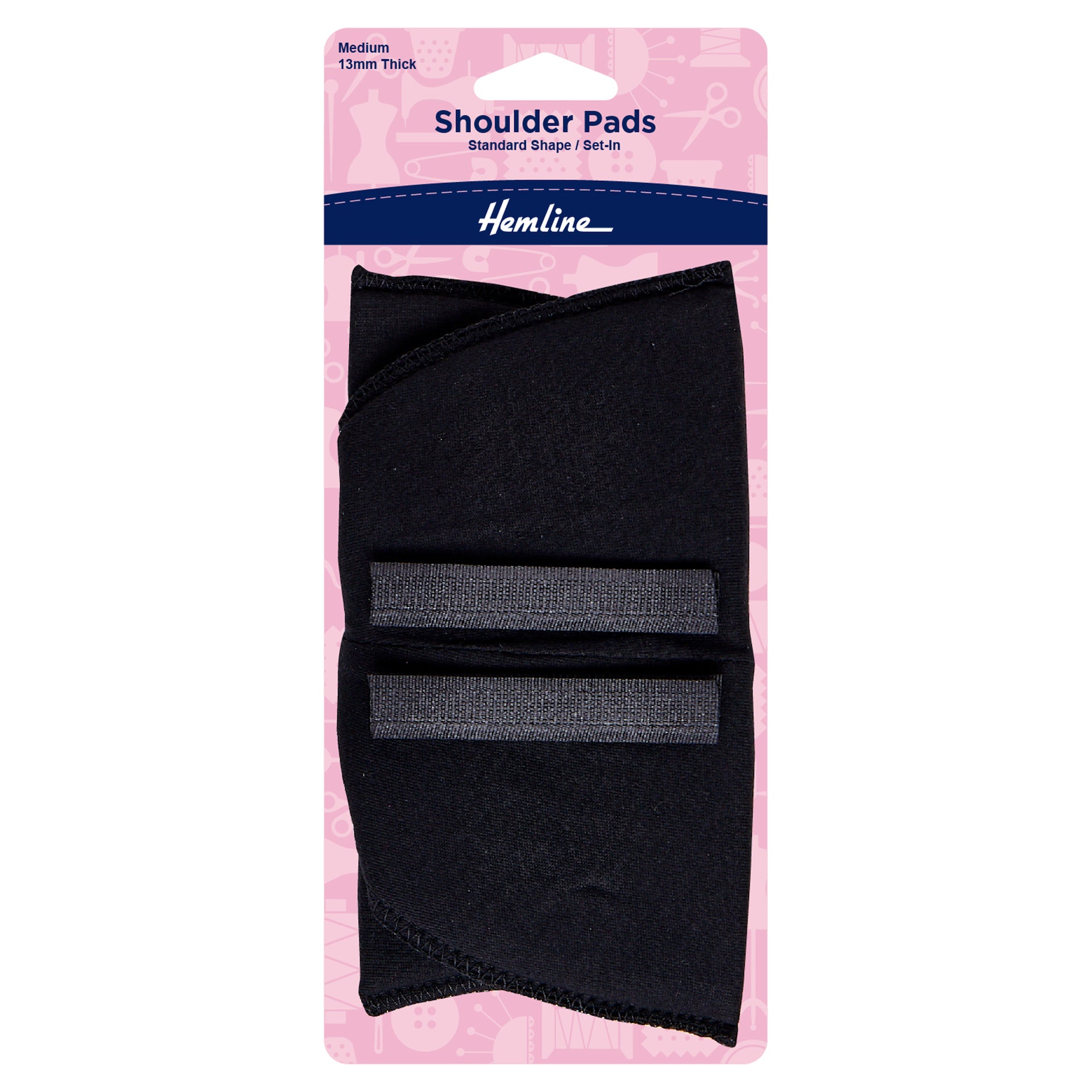 Hemline Shoulder Pads: Standard Set-In: Medium