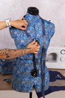Hobby Gift: Adjustable Dress Form Dressmaker's Mannequin – Woodblock Floral Print-3