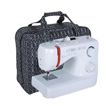 Hobby Gift:Sewing Machine Bag: Deco: Item size: (d/w/h) 20 x 44 x 38cm. - 0
