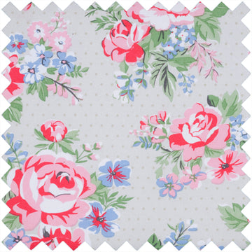 Hobby Gift: Sewing Machine Bag: Matt PVC: Teal Spot: Item size: (d/w/h) 20 x 44 x 38cm. - 0