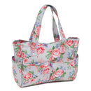 Hobby Gift: Sewing Machine Bag: Matt PVC: Rose: Item size: (d/w/h) 20 x 44 x 38cm.-1