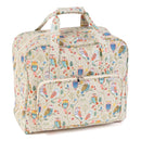 Hobby Gift: Sewing Machine Bag: Matt PVC: Twit Twoo: Item size: (d/w/h) 20 x 44 x 38cm.-1