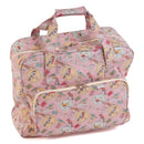 Hobby Gift: Sewing Machine Bag: Matt PVC: Birds on Bobbin: Item size: (d/w/h) 20 x 44 x 38cm.-1