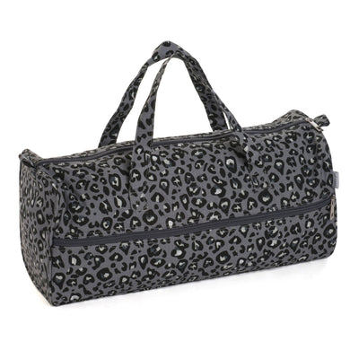 Hobby Gift: Knitting Bag: Leopard: Item size: (d/w/h) 16 x 43 x 19cm. - Storage Bags