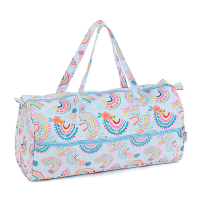 Hobby Gift: Knitting Bag: Rainbow: Item size: (d/w/h) 16 x 43 x 19cm. - Storage Bags