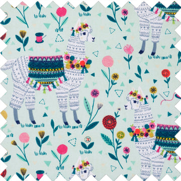 Hobby Gift: Knitting Pin Case: Soft: Llama: Item size: (d/w/h) 11 x 46 x 7.5cm. - 0