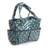 Cadeau de loisirs : Sac d'artisanat : PVC brillant : Tache bleue : Dimensions de l'article : (l/l/h) 14 x 36,5 x 30 cm. 