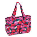 Hobby Gift: Craft Bag: Matt PVC: Modern Floral: Item size: (d/w/h) 13 x 36 x 31cm.-1