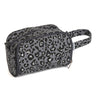 Cadeau pour les amateurs de loisirs créatifs : Sac au crochet avec poche latérale : Léopard : Dimensions de l'article : (l/l/h) 12 x 22 x 13 cm. 