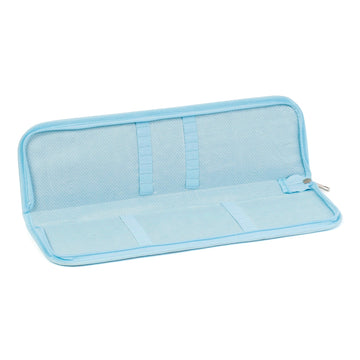 Hobby Gift: Knitting Pin and Crochet Hook Case: Rainbow: Item size: (d/w/h) 13 x 44 x 4cm. - 0