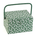 Hobby Gift: Sewing Box (L): Khaki Spot: Item size: (d/w/h) 23.5 x 31 x 20cm.-1