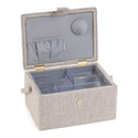 Hobby Gift: Sewing Box (M): Birds on Bobbin: Item size: (d/w/h) 18.5 x 25.5 x 14.5cm.