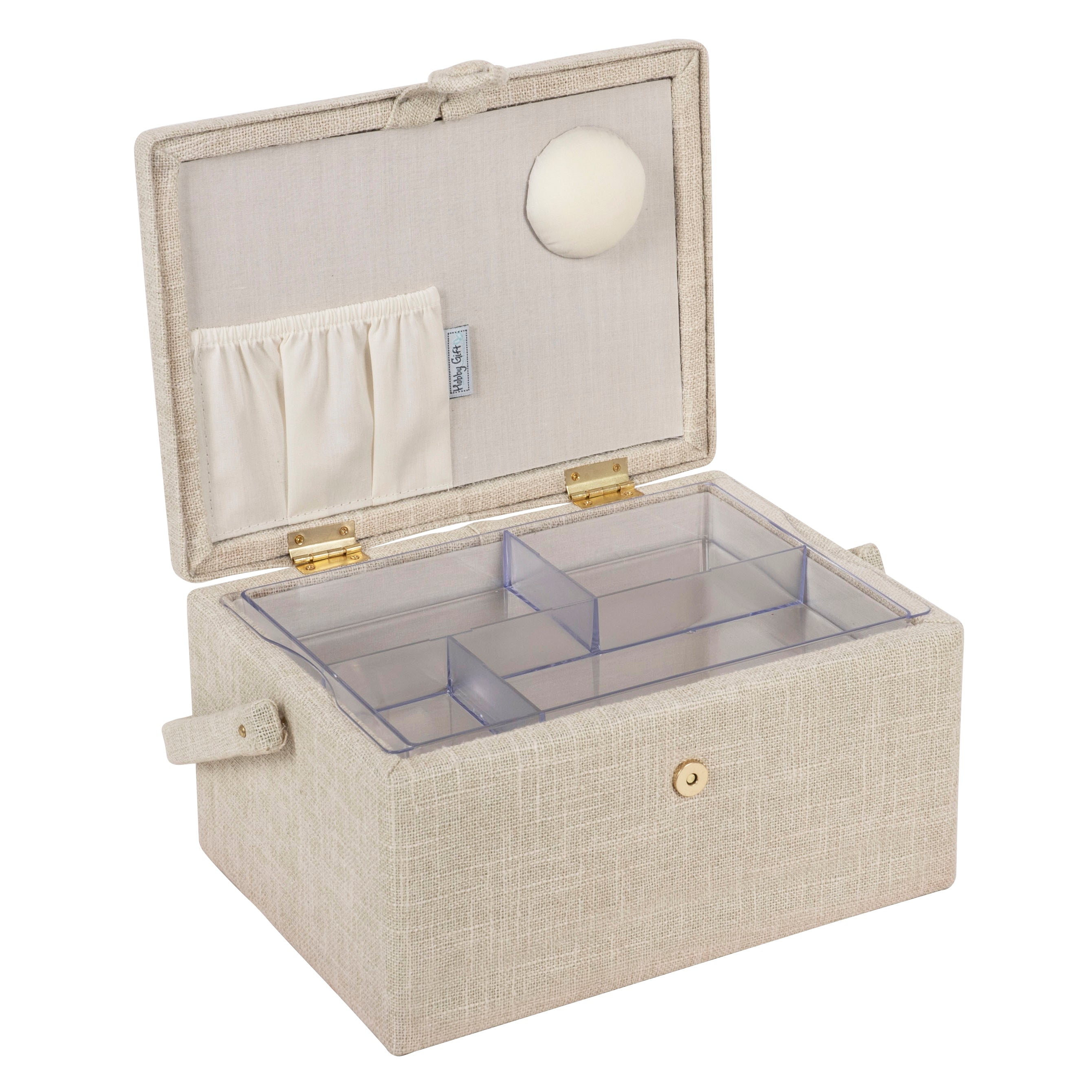 Sewing Box (M): Embroidered: Hydrangea | Fabriques