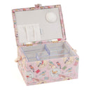 Hobby Gift: Sewing Box (M): Birds on Bobbin: Item size: (d/w/h) 18.5 x 25.5 x 14.5cm.-3