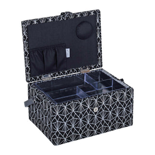 Hobby Gift: Sewing Box (M): Deco: Item size: (d/w/h) 18.5 x 25.5 x 14.5cm.