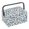 Hobby Gift: Sewing Box (M): Botanical: Item size: (d/w/h) 18.5 x 25.5 x 14.5cm.