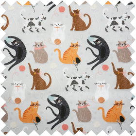 Hobby Gift: Wool Holder: Cats: Item size: (d/w/h) 14 x 14 x 22cm. - Storage Bags