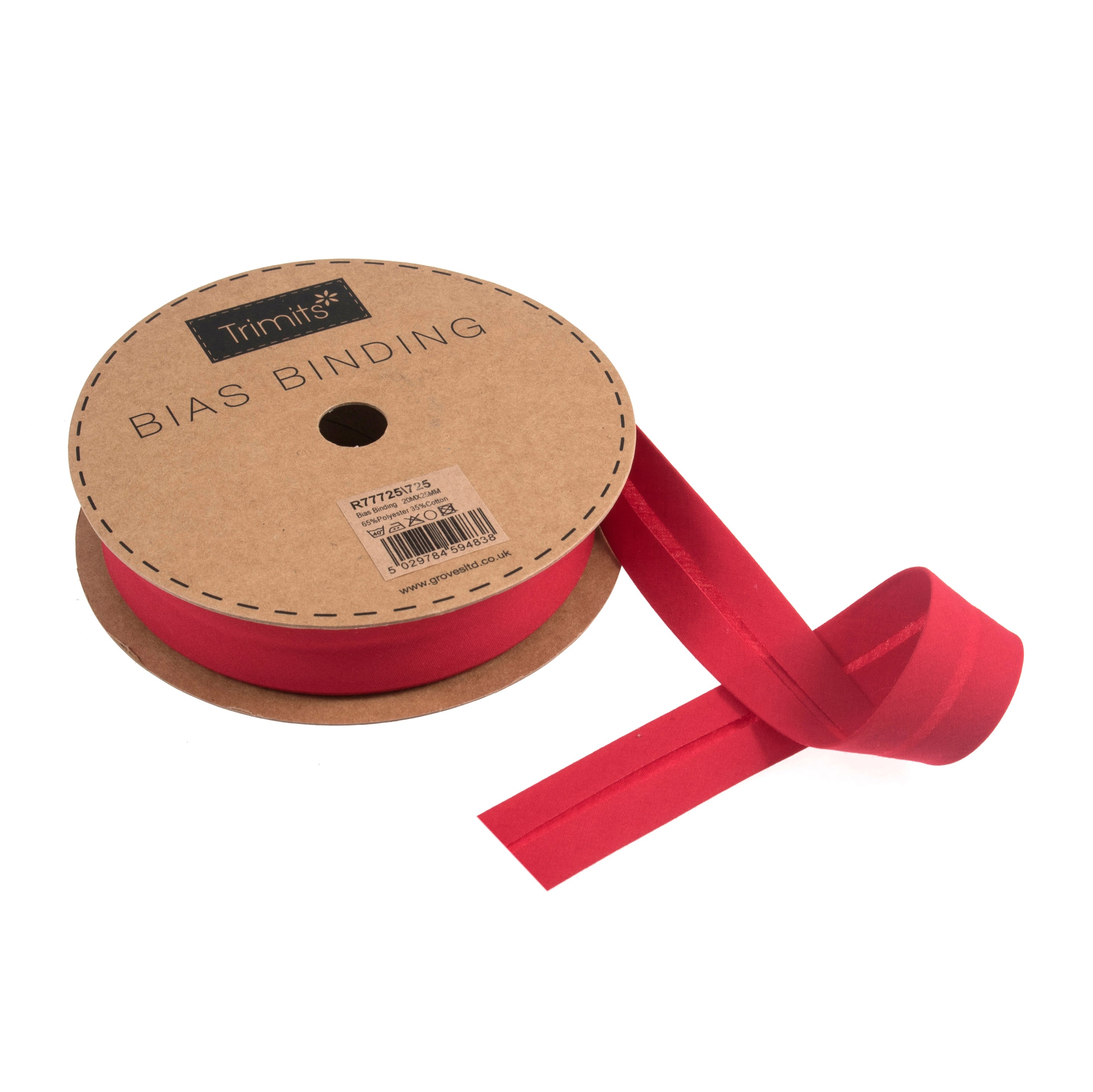 Trimits : Bias Binding Tape: Polycotton: 25mm