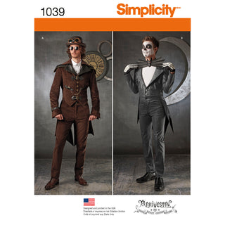 Simplicity Sewing Pattern Men's Cosplay Costumes S1039